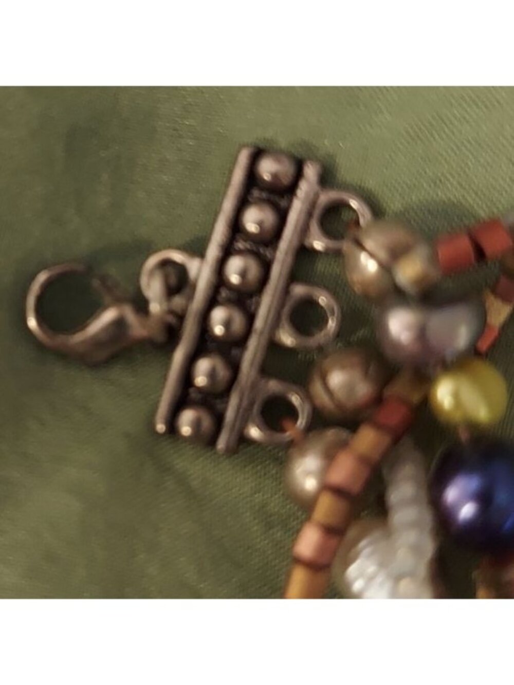 Cultured Pearl Beaded Vintage Necklace - Picture 4 of 9